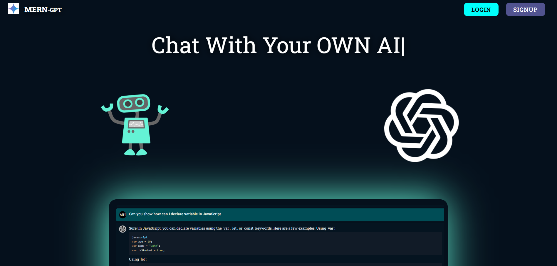 MERN-GPT: AI Chatbot Platform